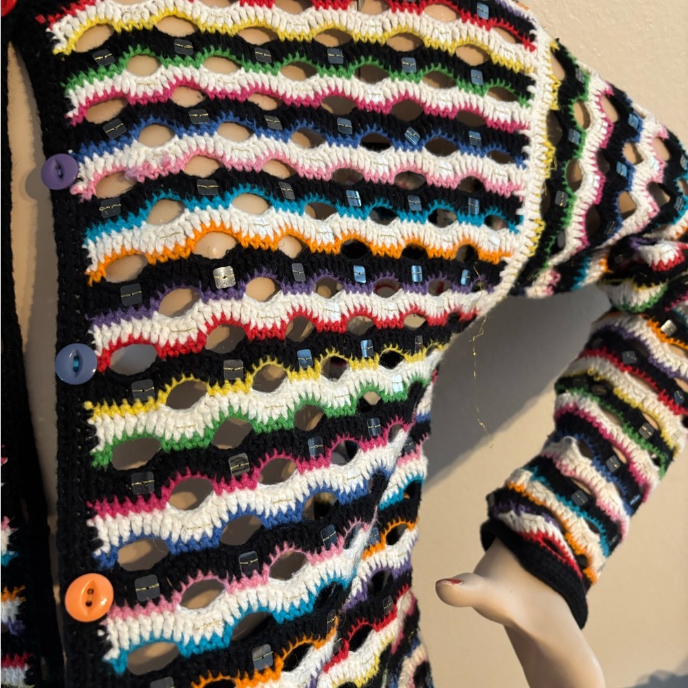 Jane's Closet Multicolor Knit Sweater - Picture 4 of 6